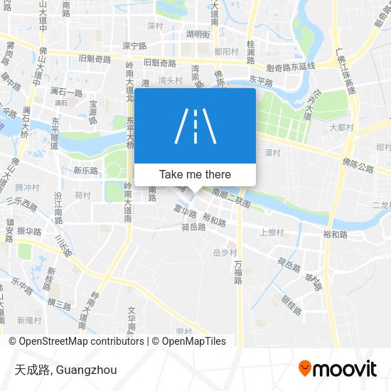 天成路 map