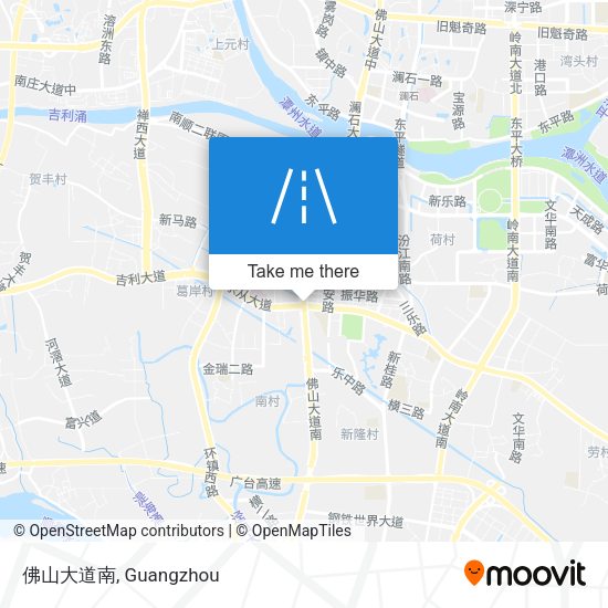 佛山大道南 map