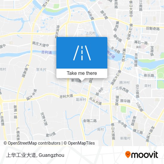 上华工业大道 map