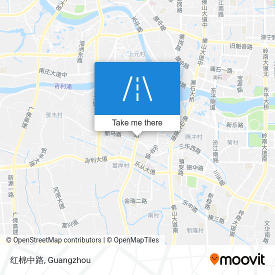 红棉中路 map