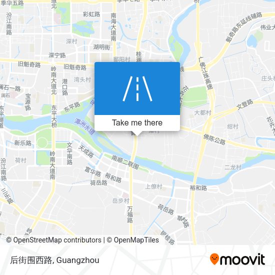 后街围西路 map