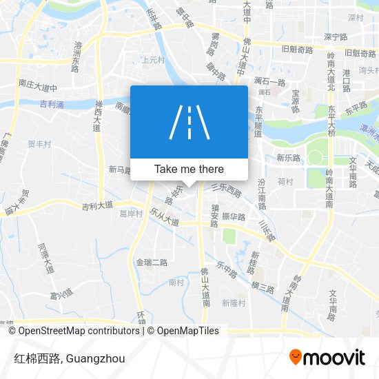 红棉西路 map