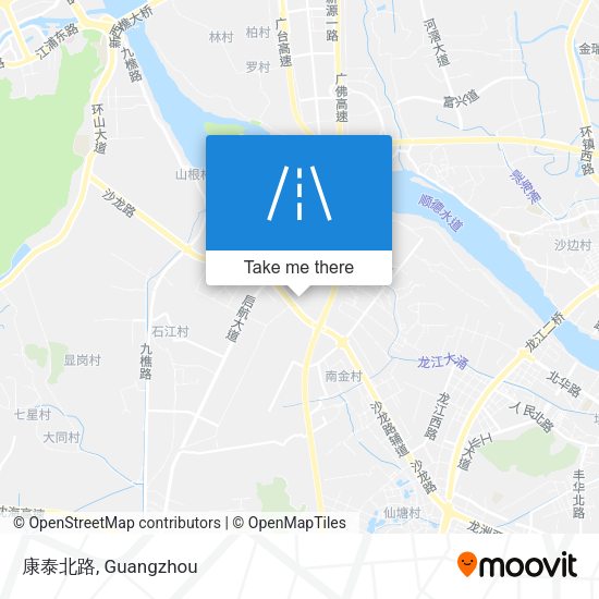 康泰北路 map