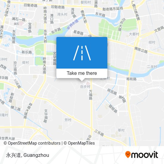 永兴道 map