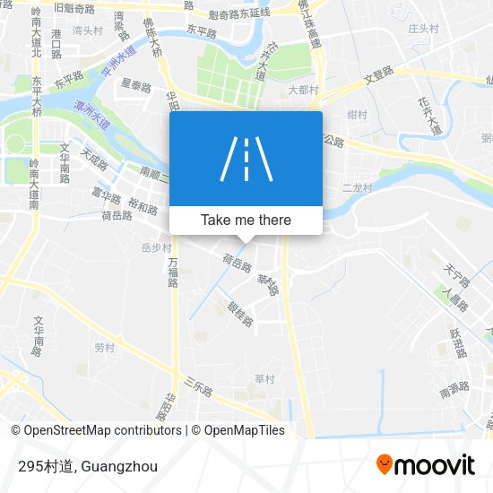 295村道 map