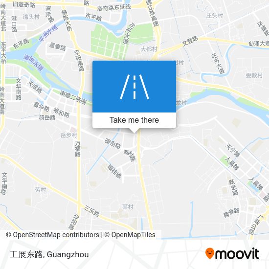 工展东路 map