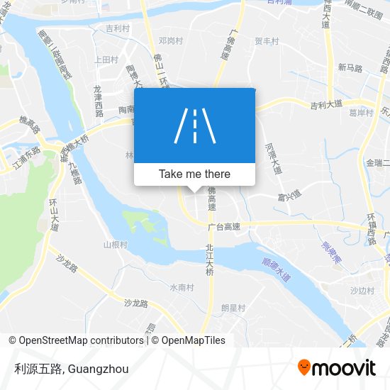 利源五路 map