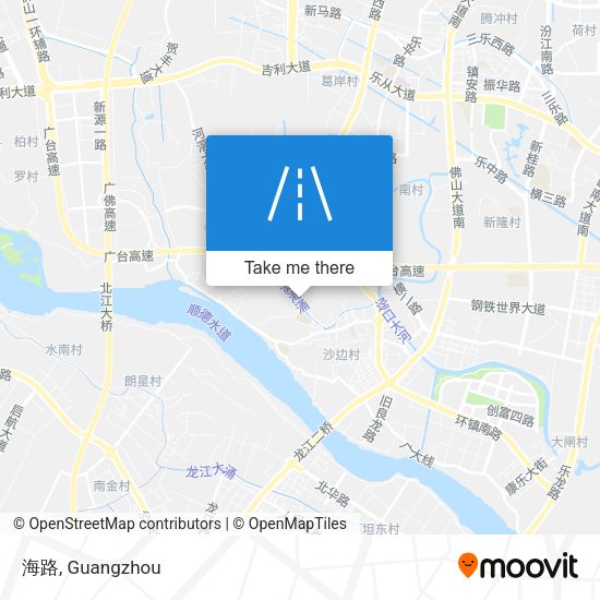 海路 map