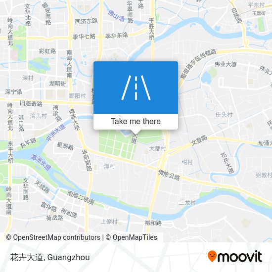 花卉大道 map