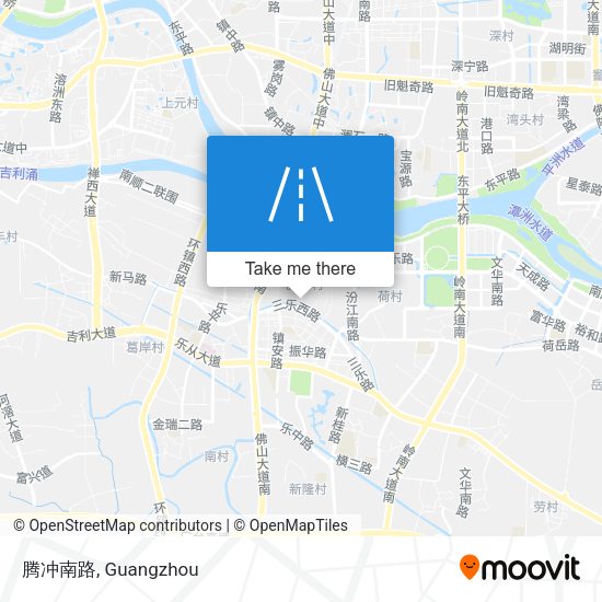 腾冲南路 map