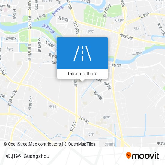 银桂路 map
