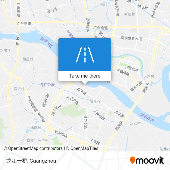 龙江一桥 map