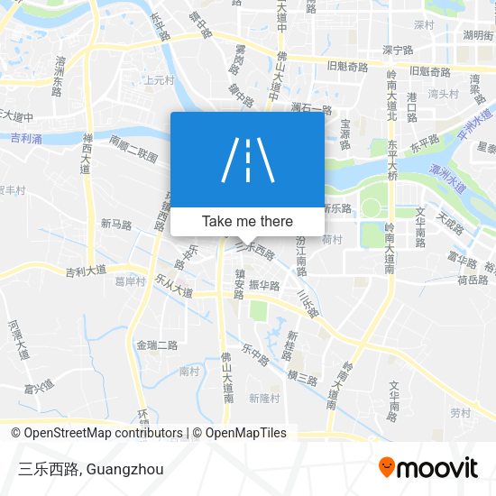 三乐西路 map