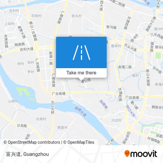 富兴道 map
