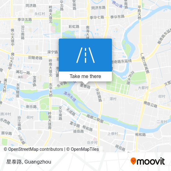 星泰路 map