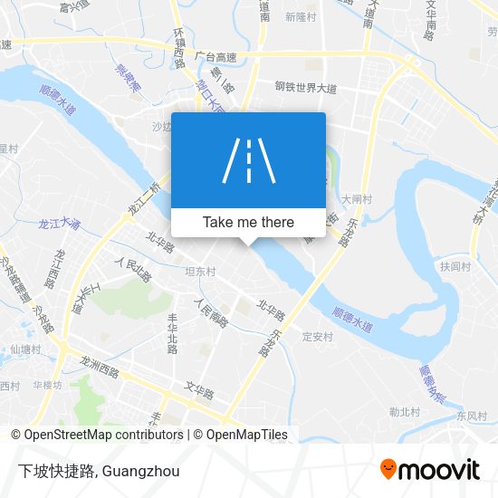 下坡快捷路 map