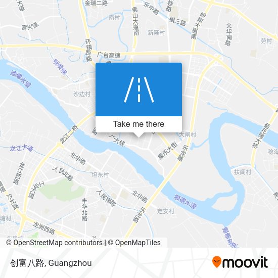 创富八路 map