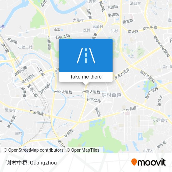 谢村中桥 map