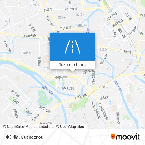 南边路 map