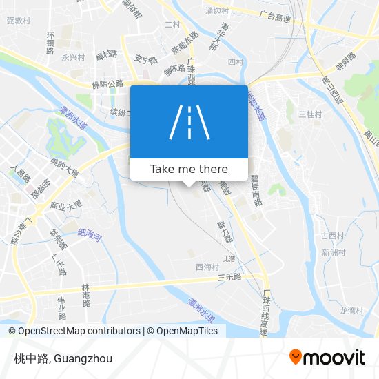 桃中路 map