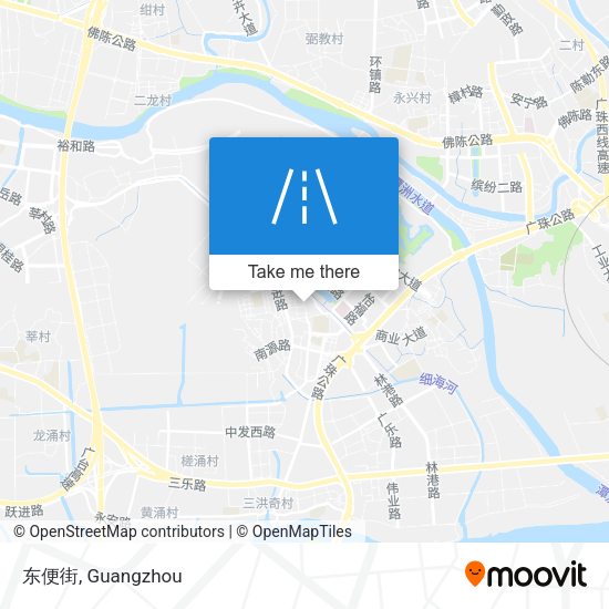 东便街 map
