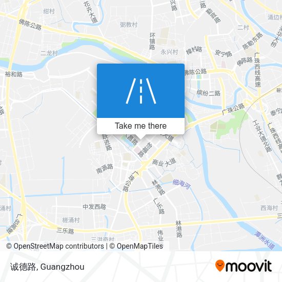 诚德路 map
