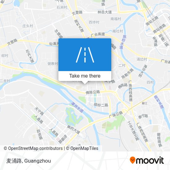 麦涌路 map