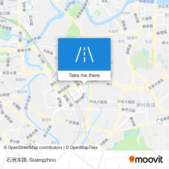 石洲东路 map