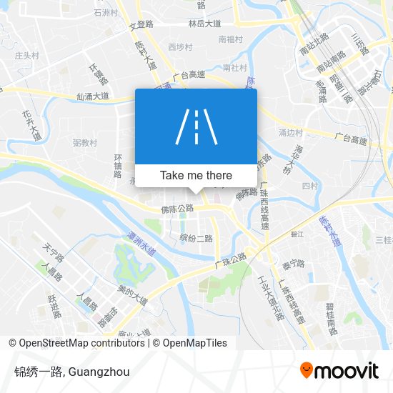 锦绣一路 map
