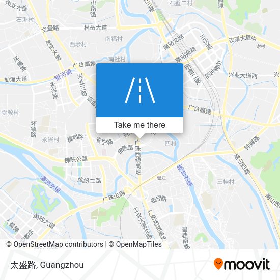 太盛路 map