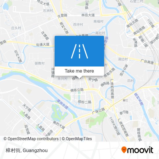 樟村街 map