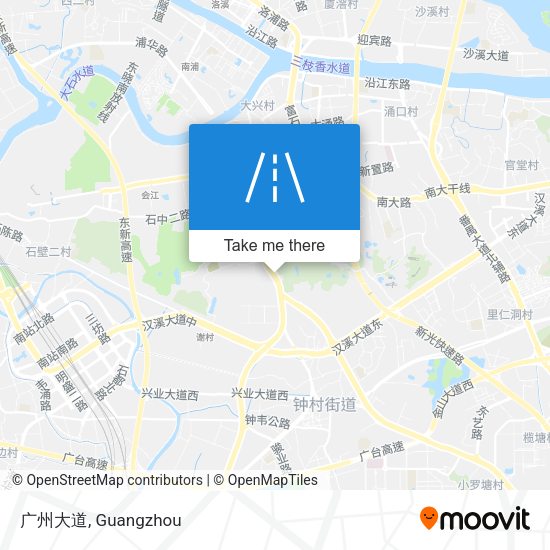广州大道 map