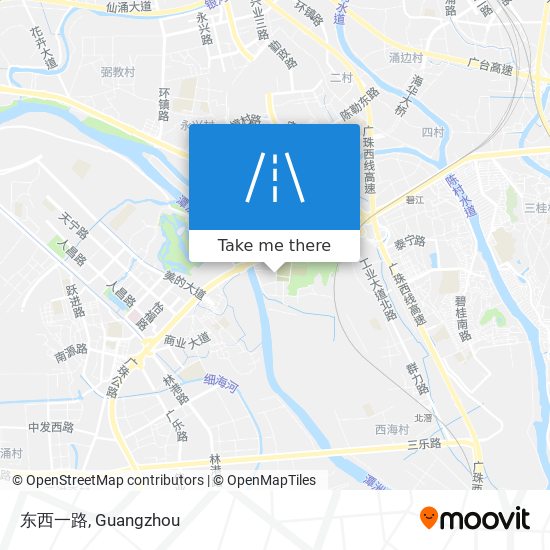 东西一路 map