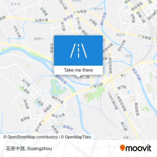 花香中路 map