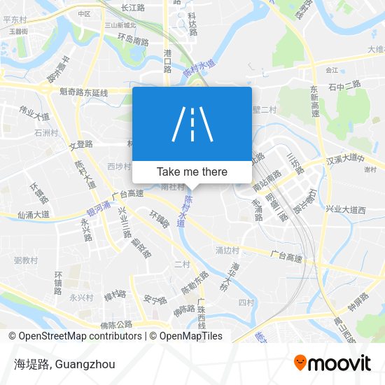 海堤路 map