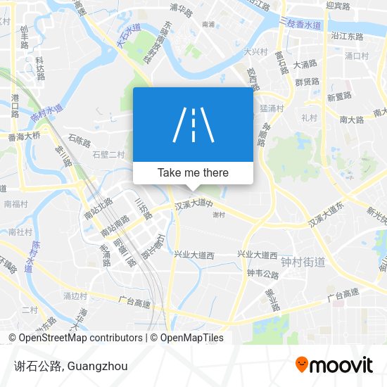 谢石公路 map
