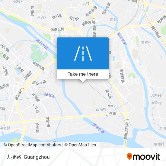 大捷路 map