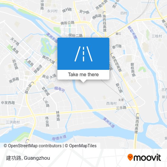 建功路 map