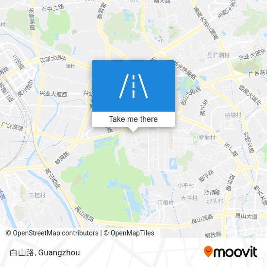白山路 map