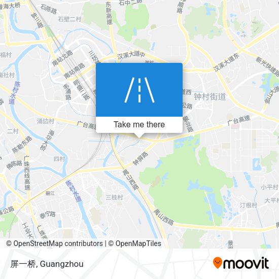 屏一桥 map