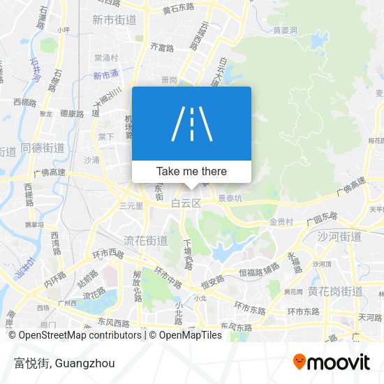 富悦街 map