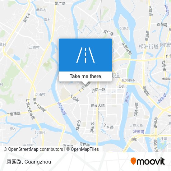 康园路 map