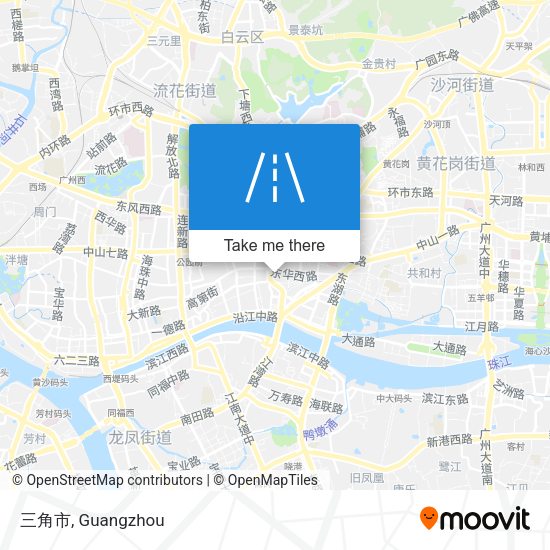 三角市 map