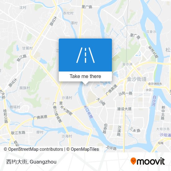 西约大街 map