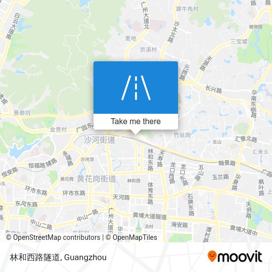 林和西路隧道 map