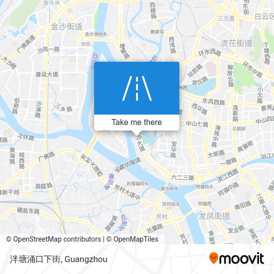 泮塘涌口下街 map