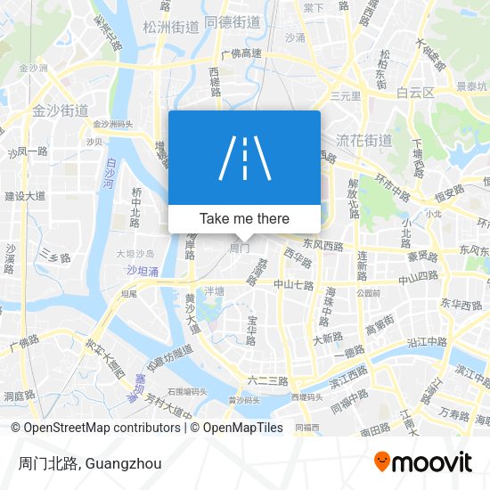 周门北路 map