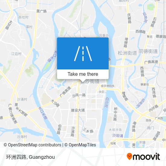 环洲四路 map