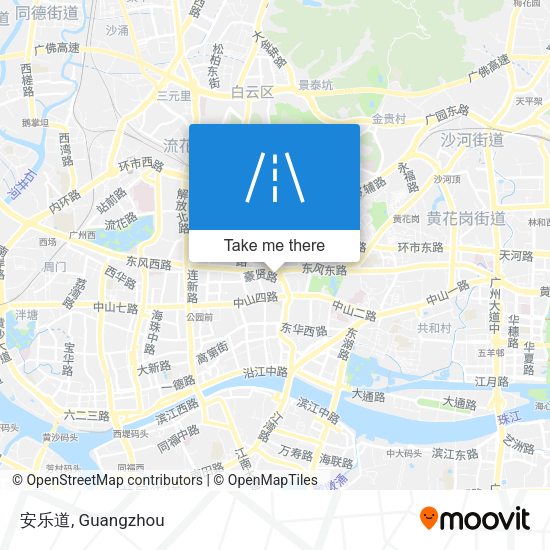 安乐道 map