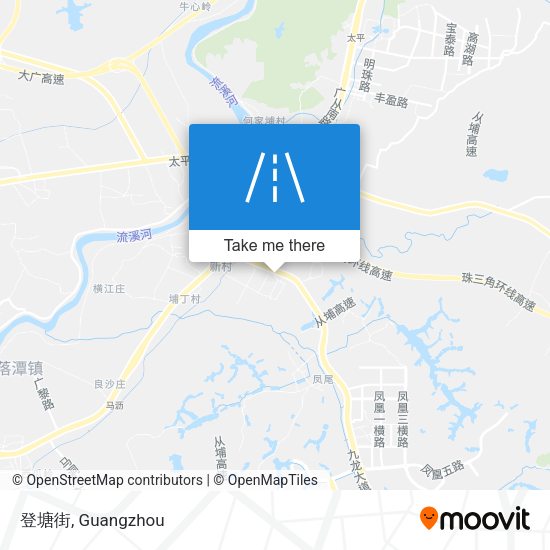 登塘街 map